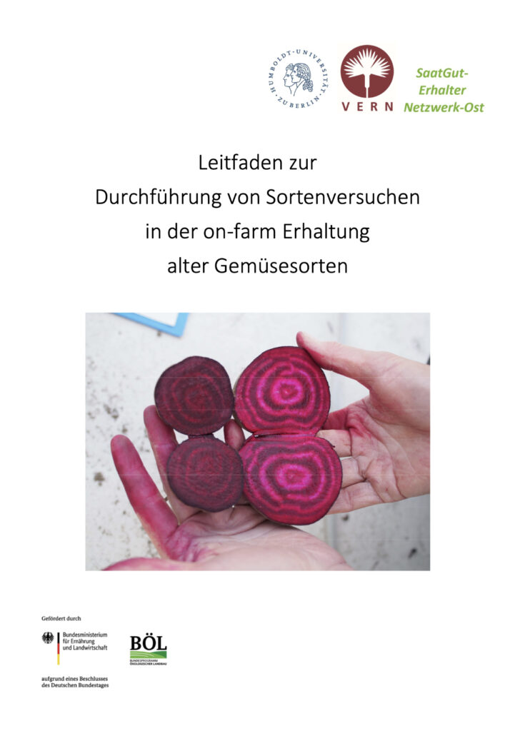 Leitfaden zur Durchführung von Sortenversuchen in der on-farm Erhaltung alter Gemüsesorten